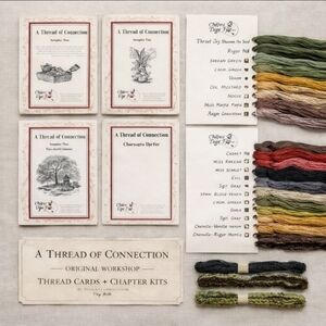 Amy Mitten A Thread of Connection Mystery Sampler 4 Complete Chapter Kits Thread